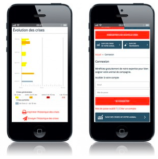 application épilepsie animal